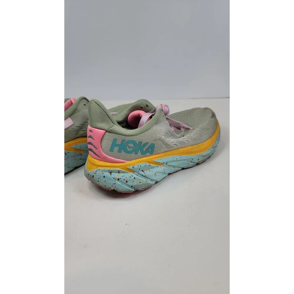 Hoka One One x Free People Movement Clifton 8 Seaweed Green Tea Women's 8